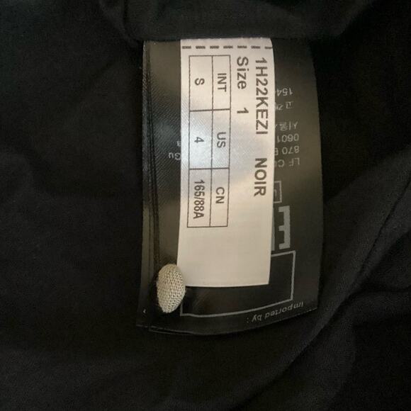 Ba&sh Kezia Lady Black Tie Dye Open Back Tiered Maxi Dress 1 S - Picture 12 of 12